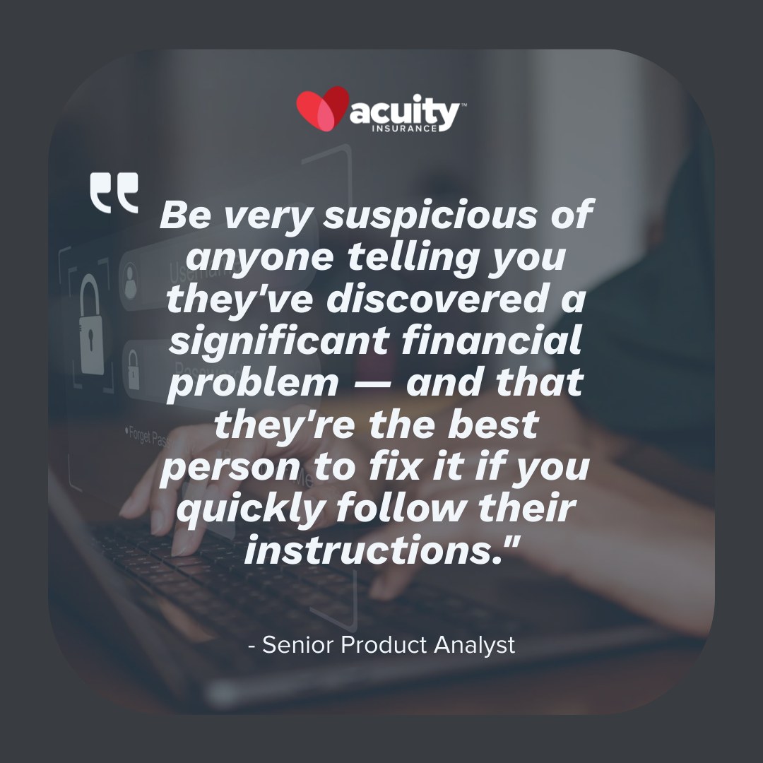 Acuity Insurance Facebook ad