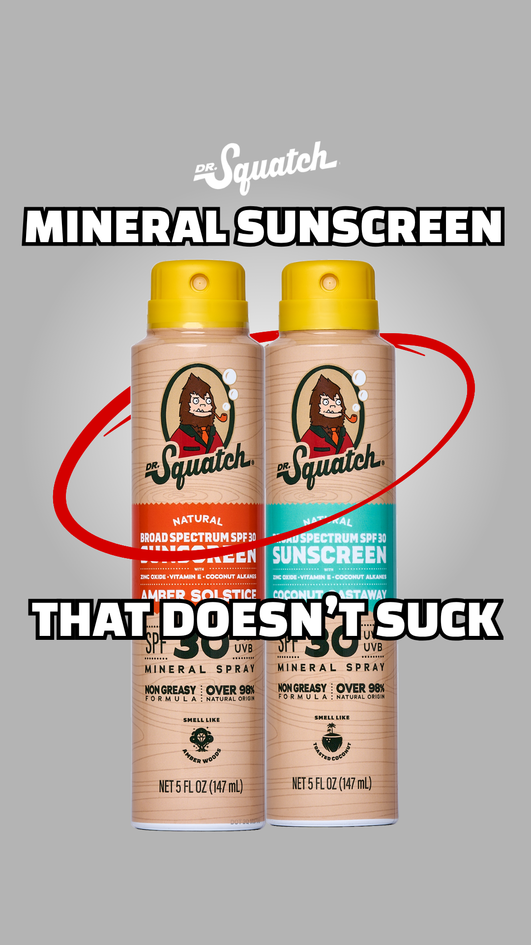 Dr. Squatch Facebook ad