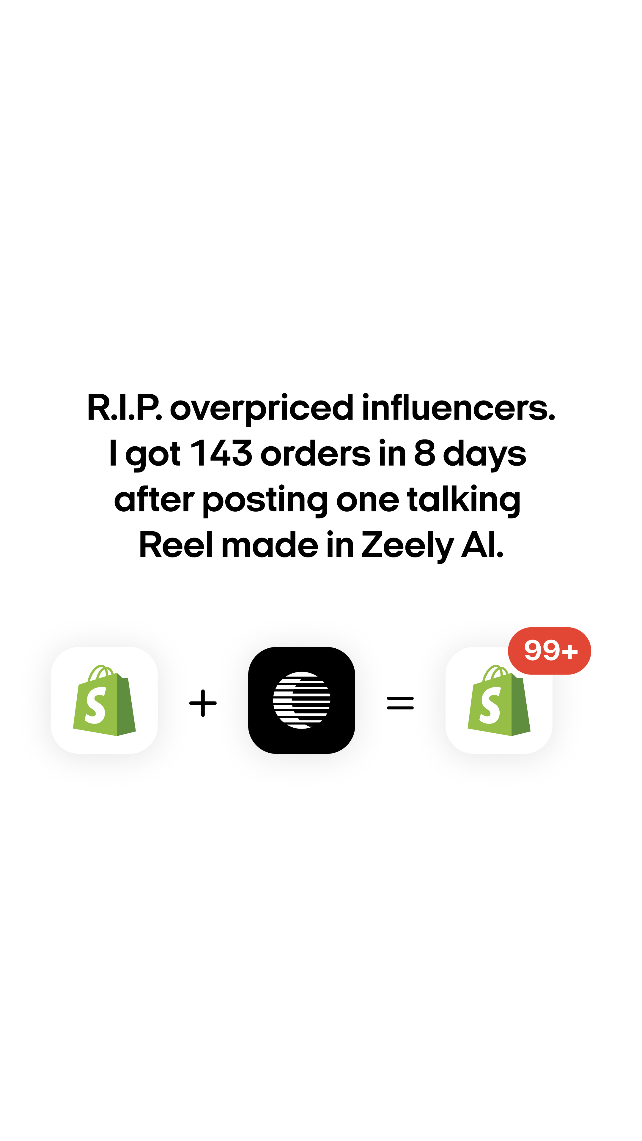 Zeely Facebook ad