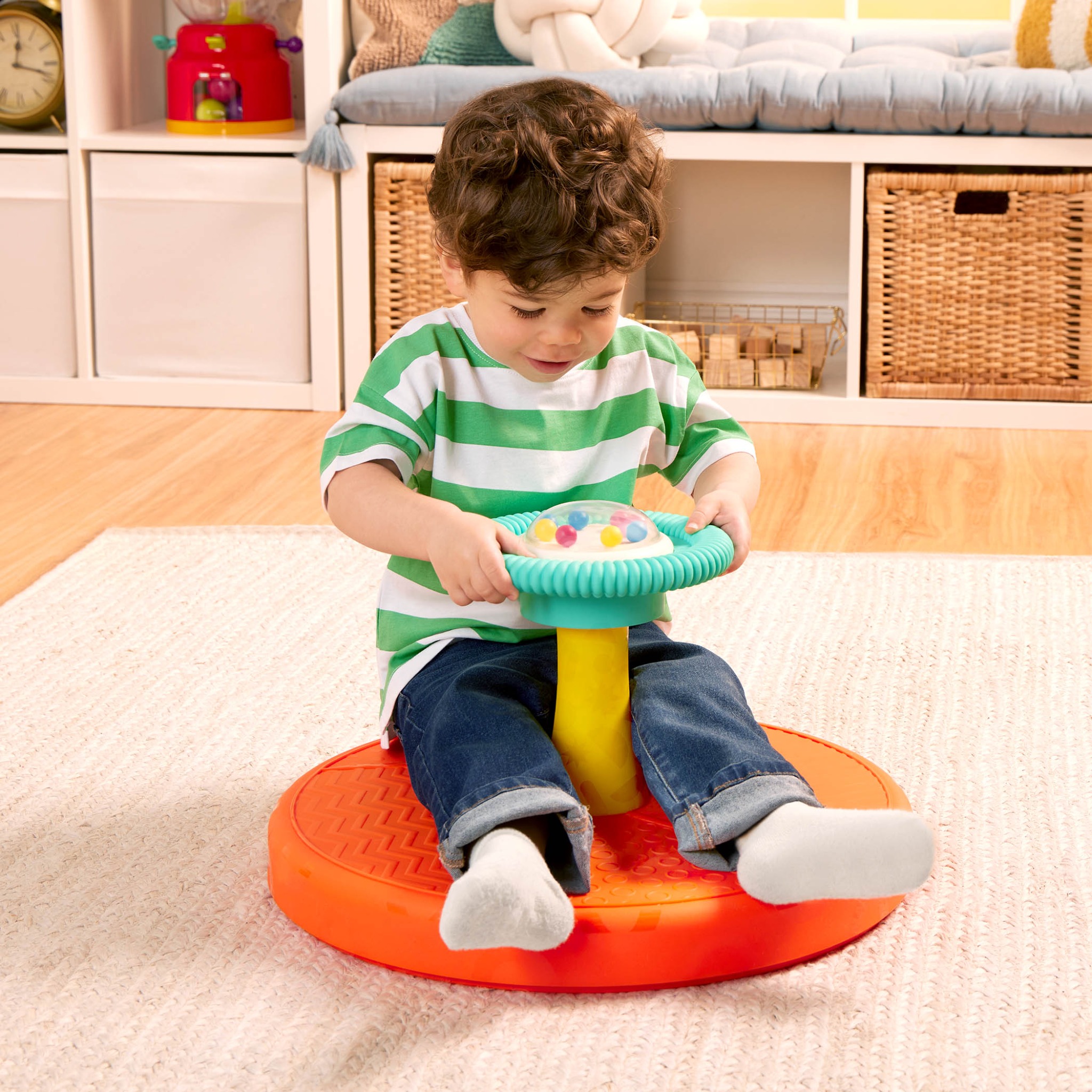 Battat Toys Facebook ad: Asseyez-vous, saisissez la poignée et préparez-vous à jouer…