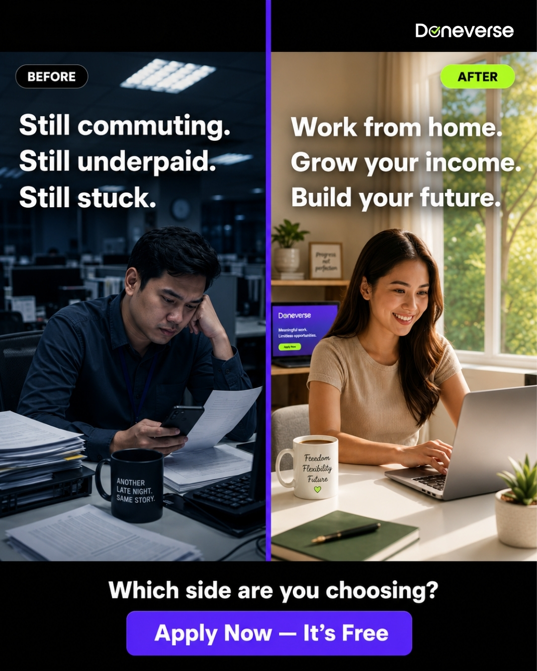 Doneverse - Careers Facebook ad