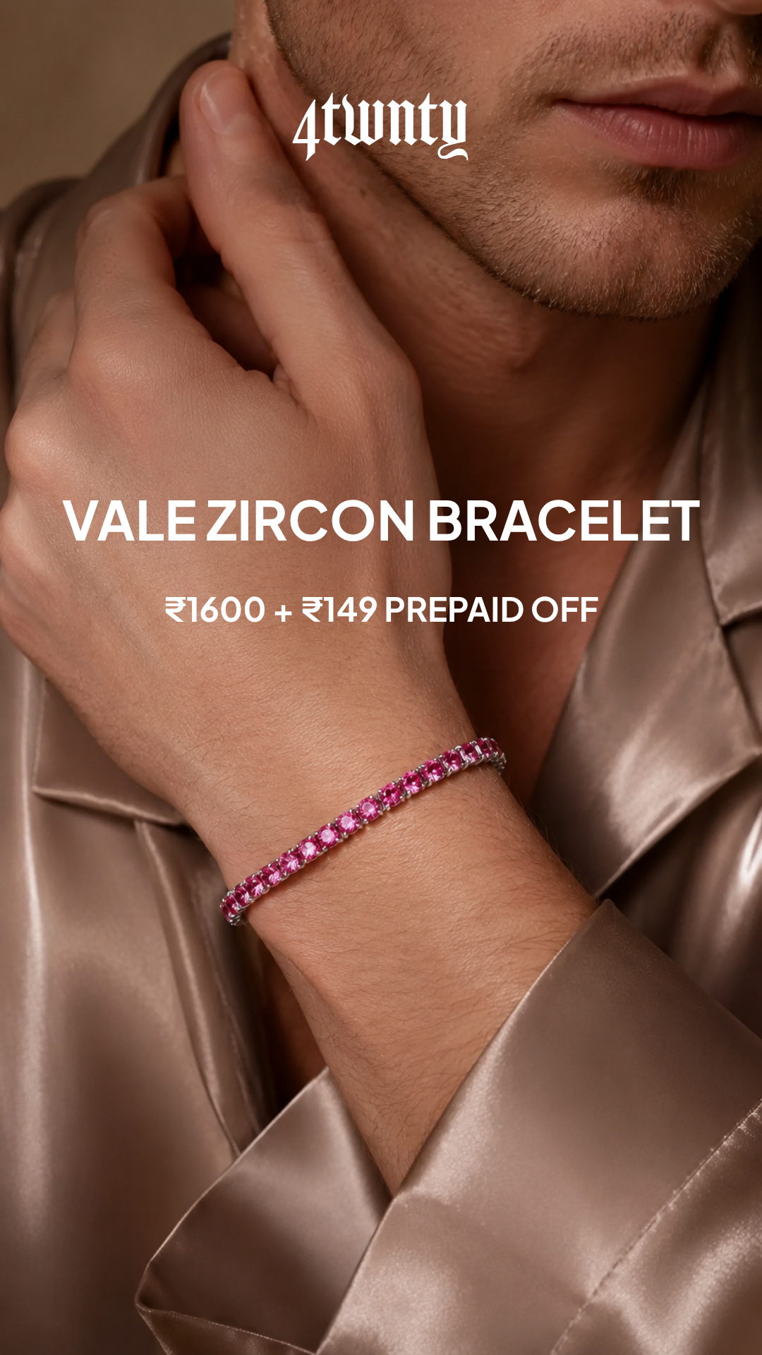 4twnty.in Facebook ad: Vale Zircon Bracelet