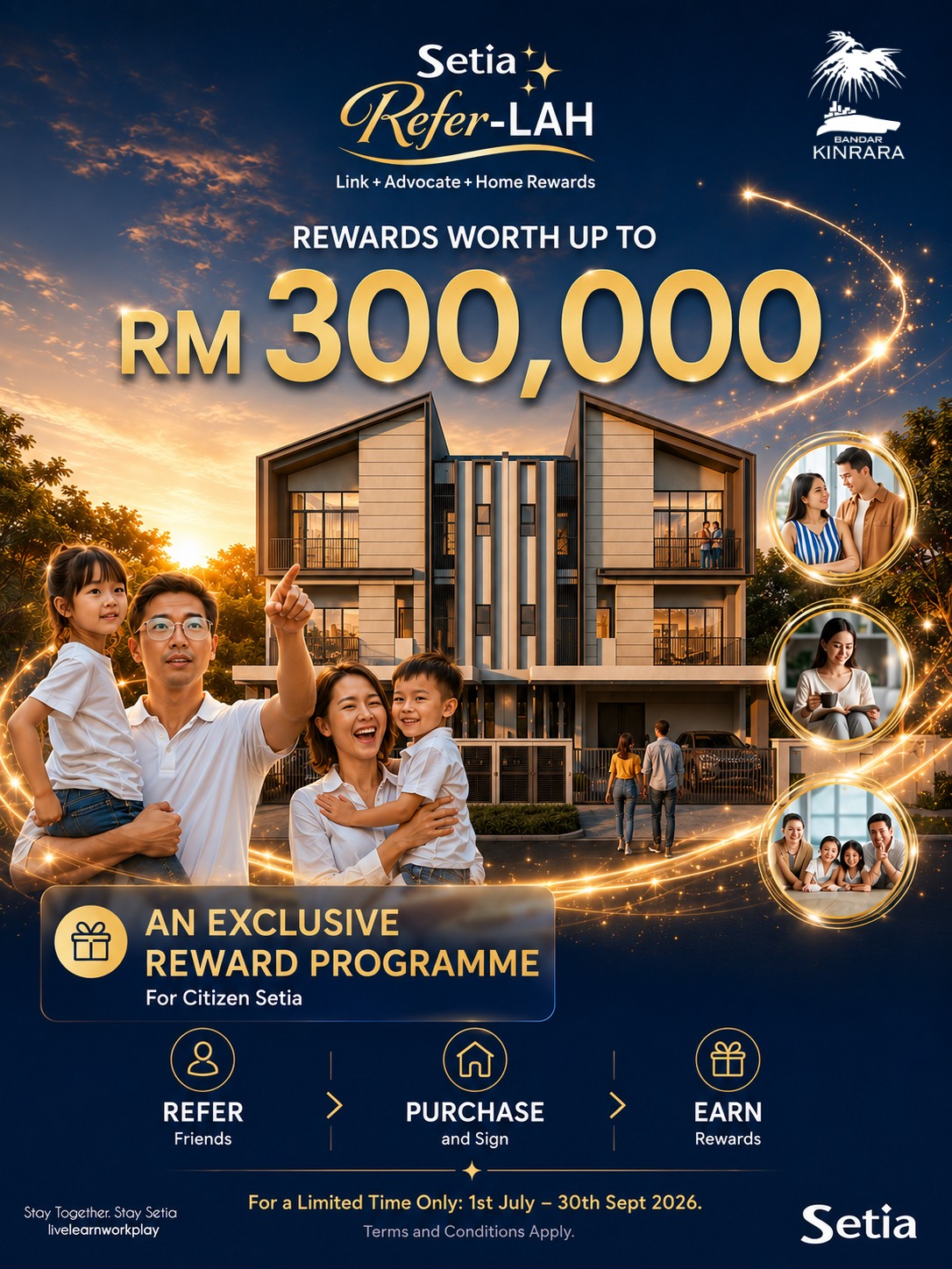 S P Setia Facebook ad: Some opportunities are too meaningful not to share.
