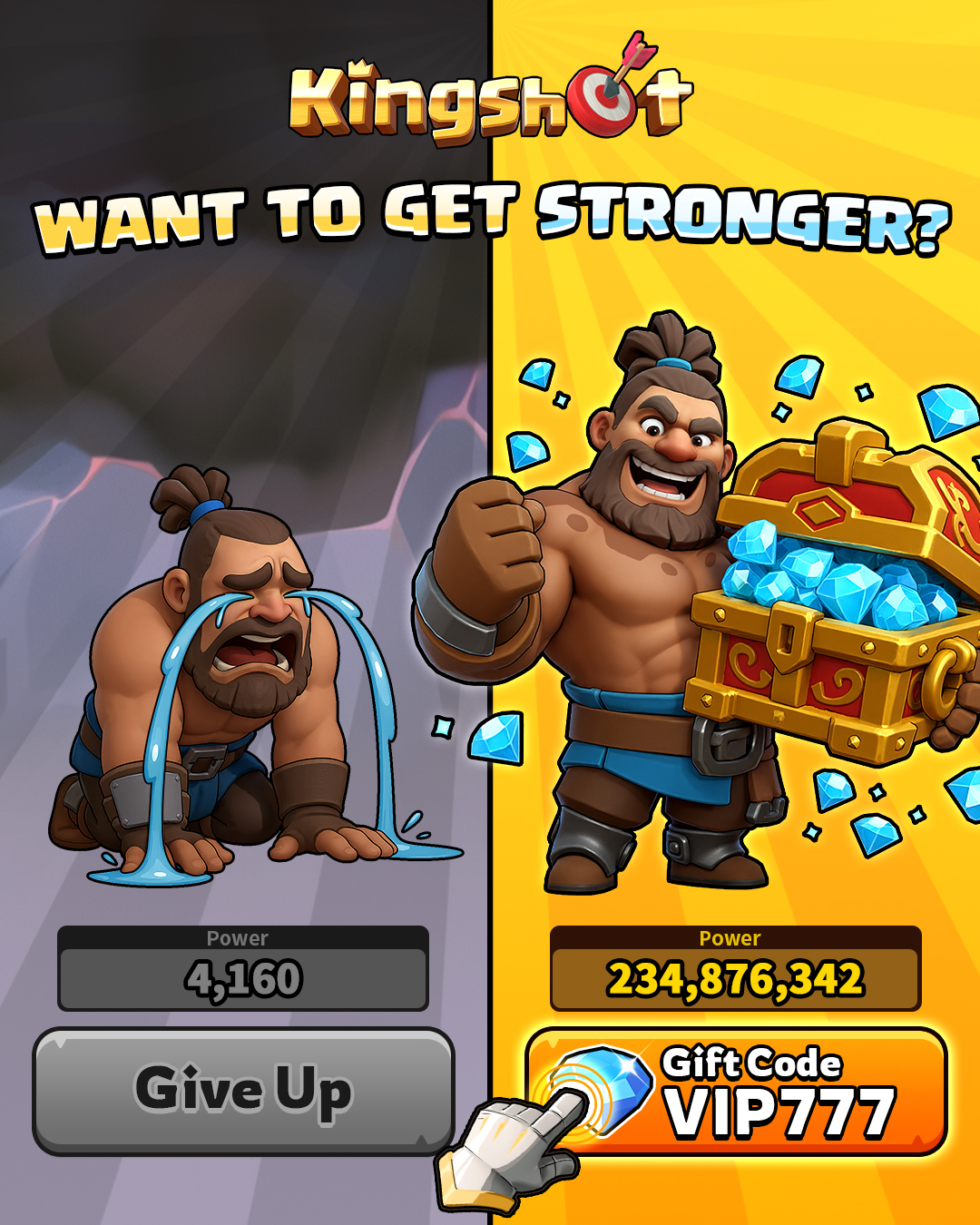 Kingshot Facebook ad