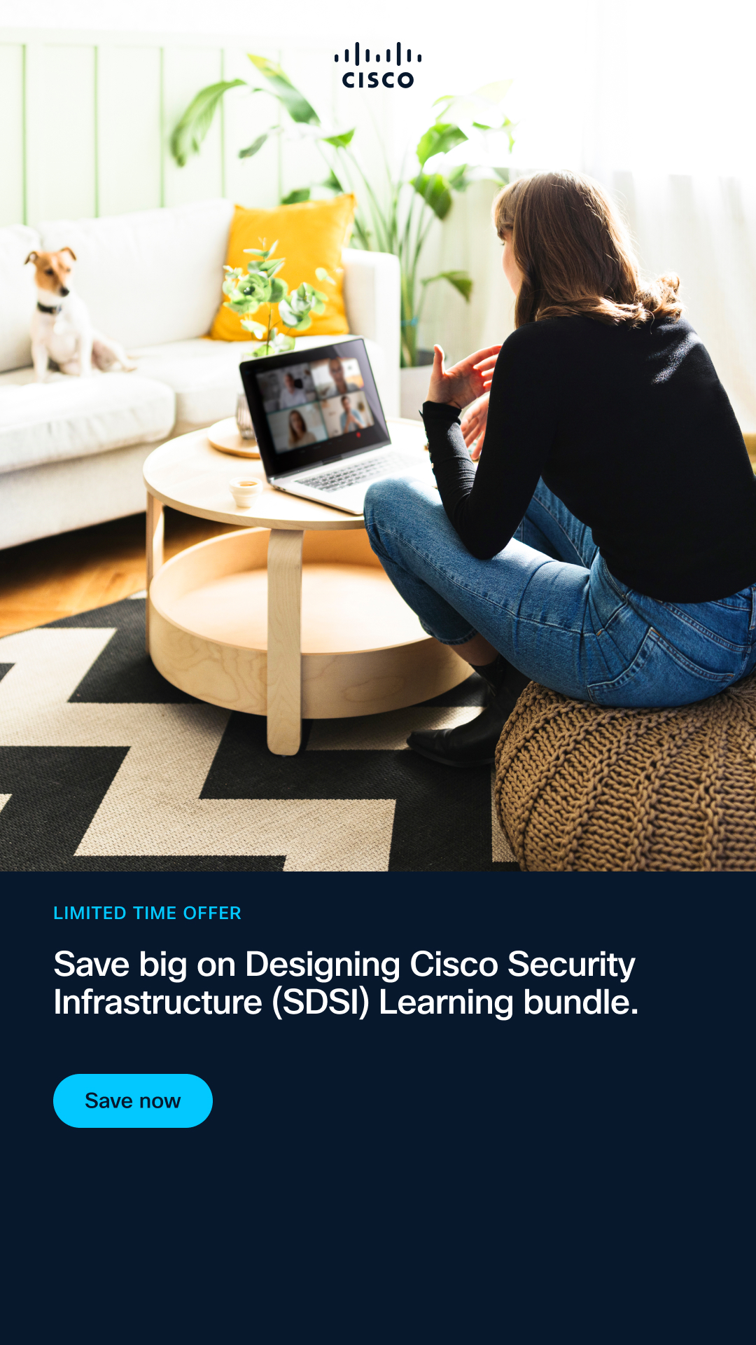 Learn with Cisco Facebook ad