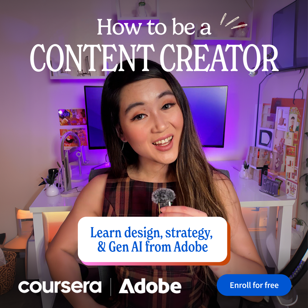 Coursera Facebook ad
