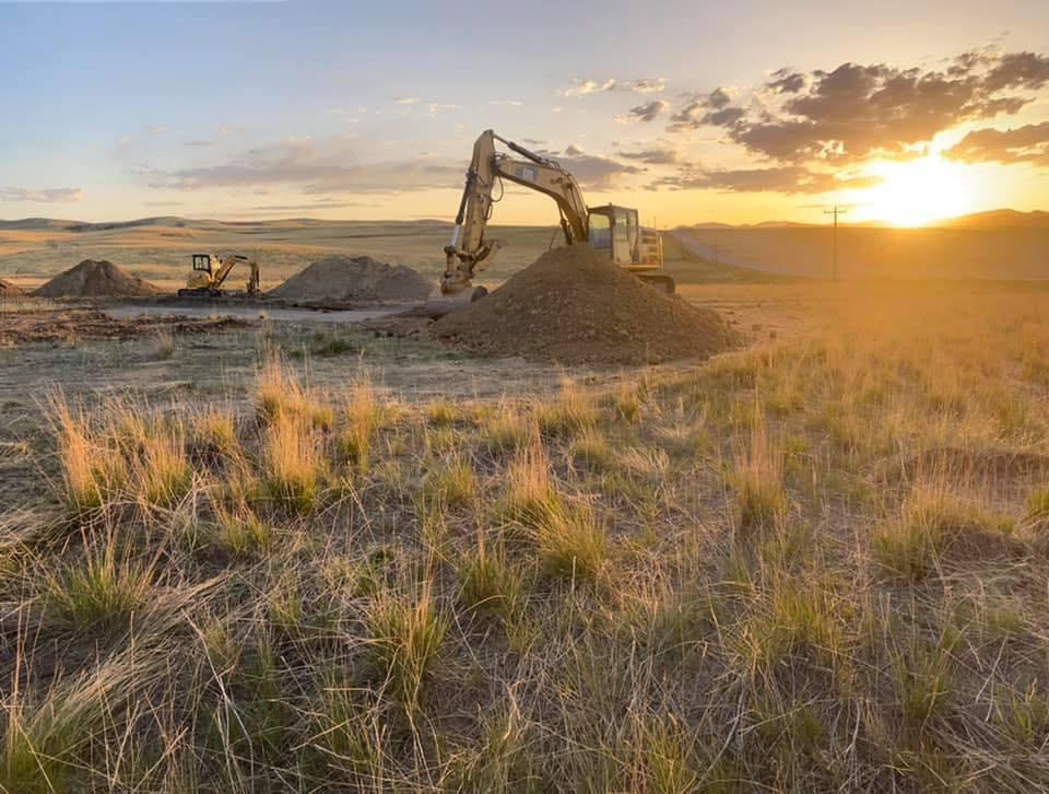 Big Sky Contracting Facebook ad: Concrete & Excavation Company
