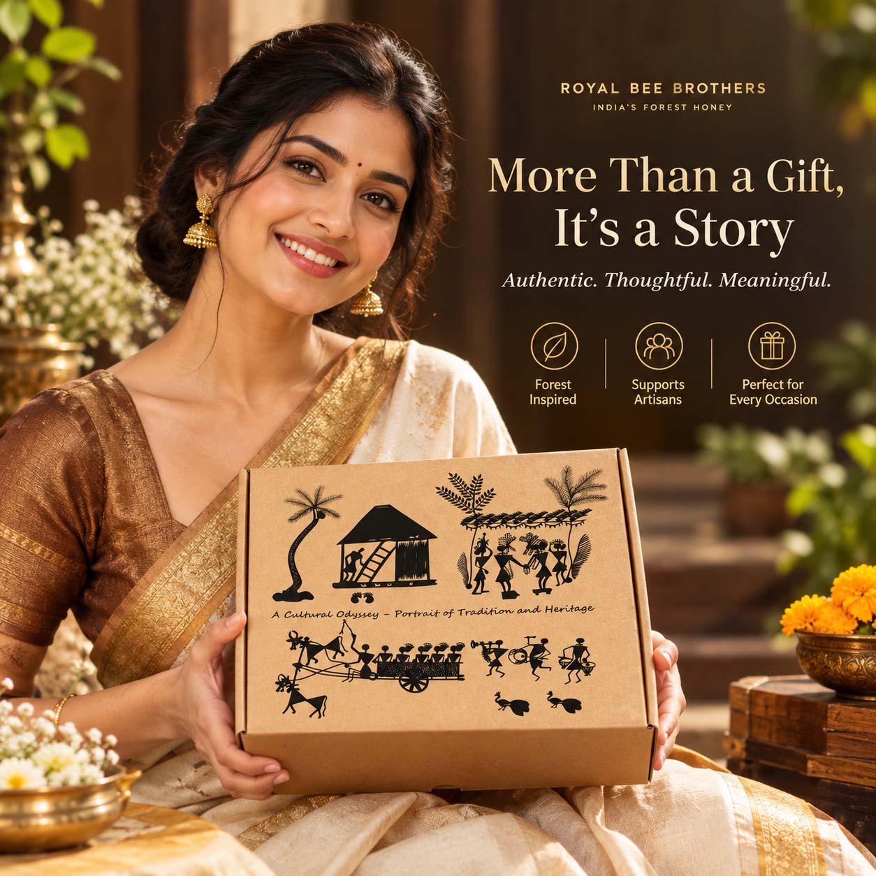 Royal Bee Brothers - Wild Is Grace Facebook ad: Forest Produce Gift Hamper | Pure Forest Honey & Natural…