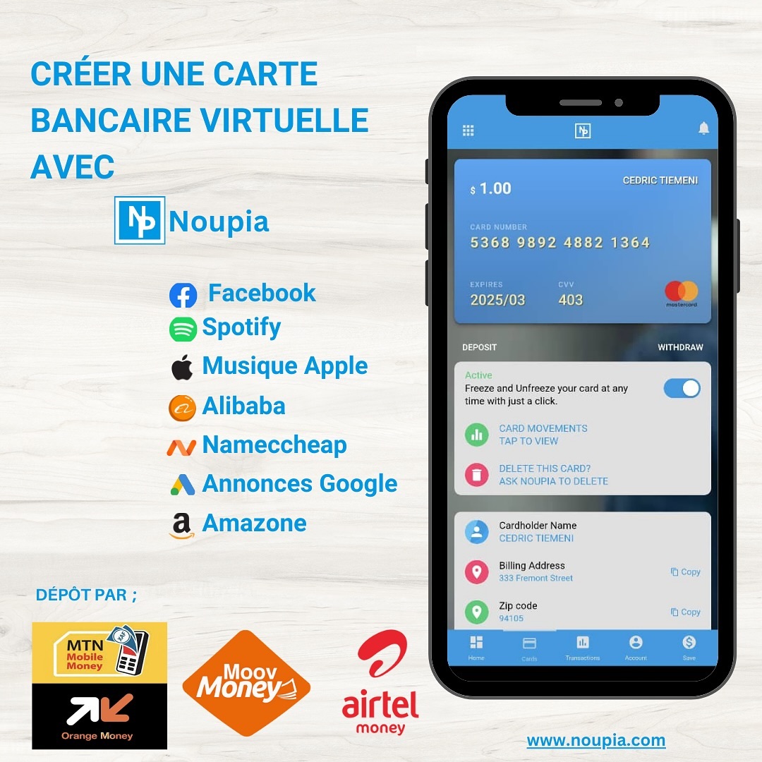 noupiahq Facebook ad