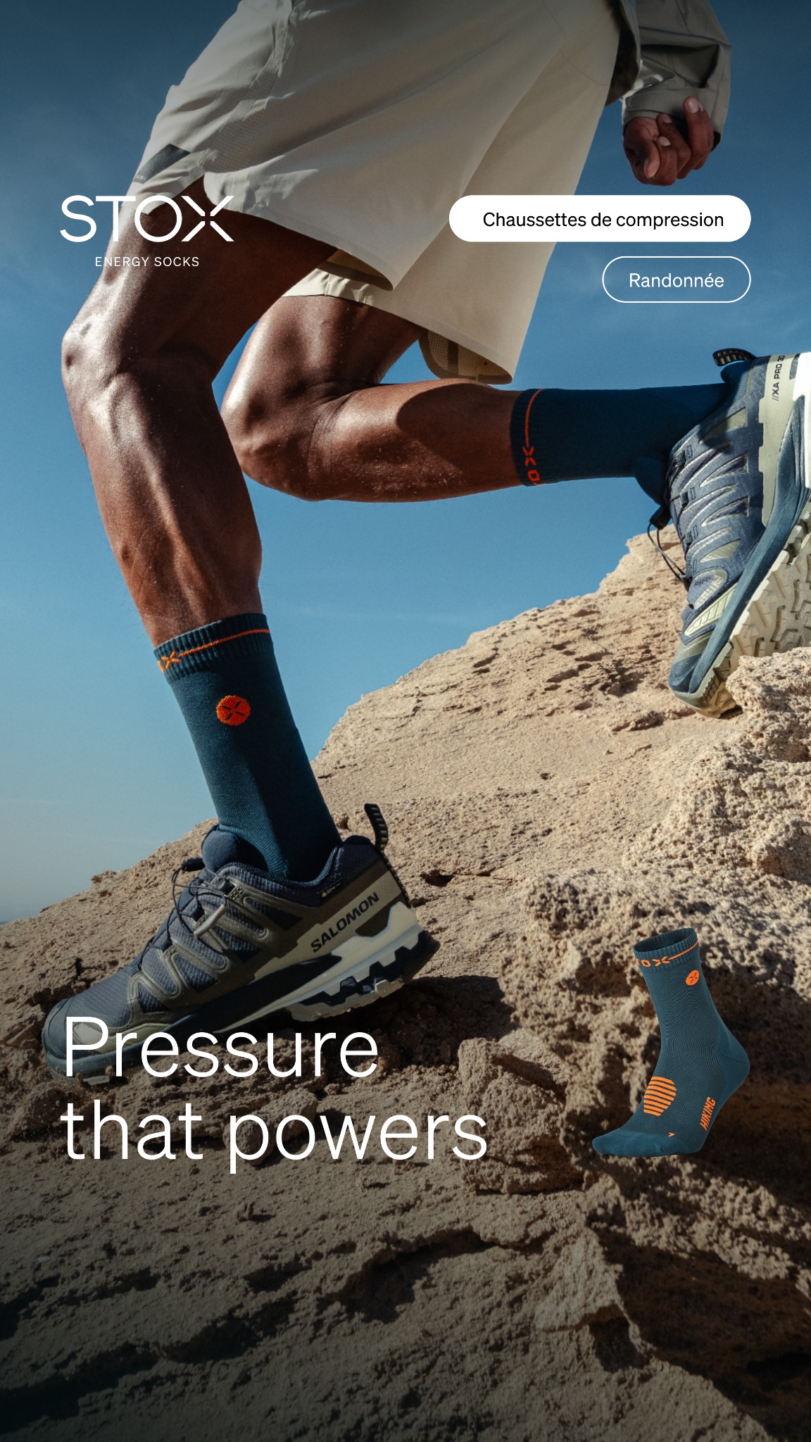 STOX Energy Socks Facebook ad
