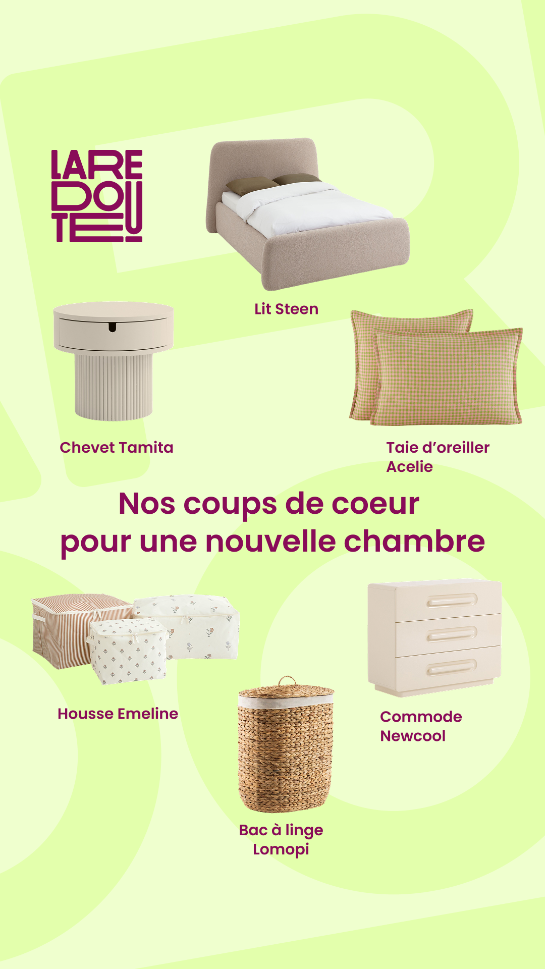La Redoute Facebook ad: Linge de lit, rangements: on a pensé à tout pour que votre…