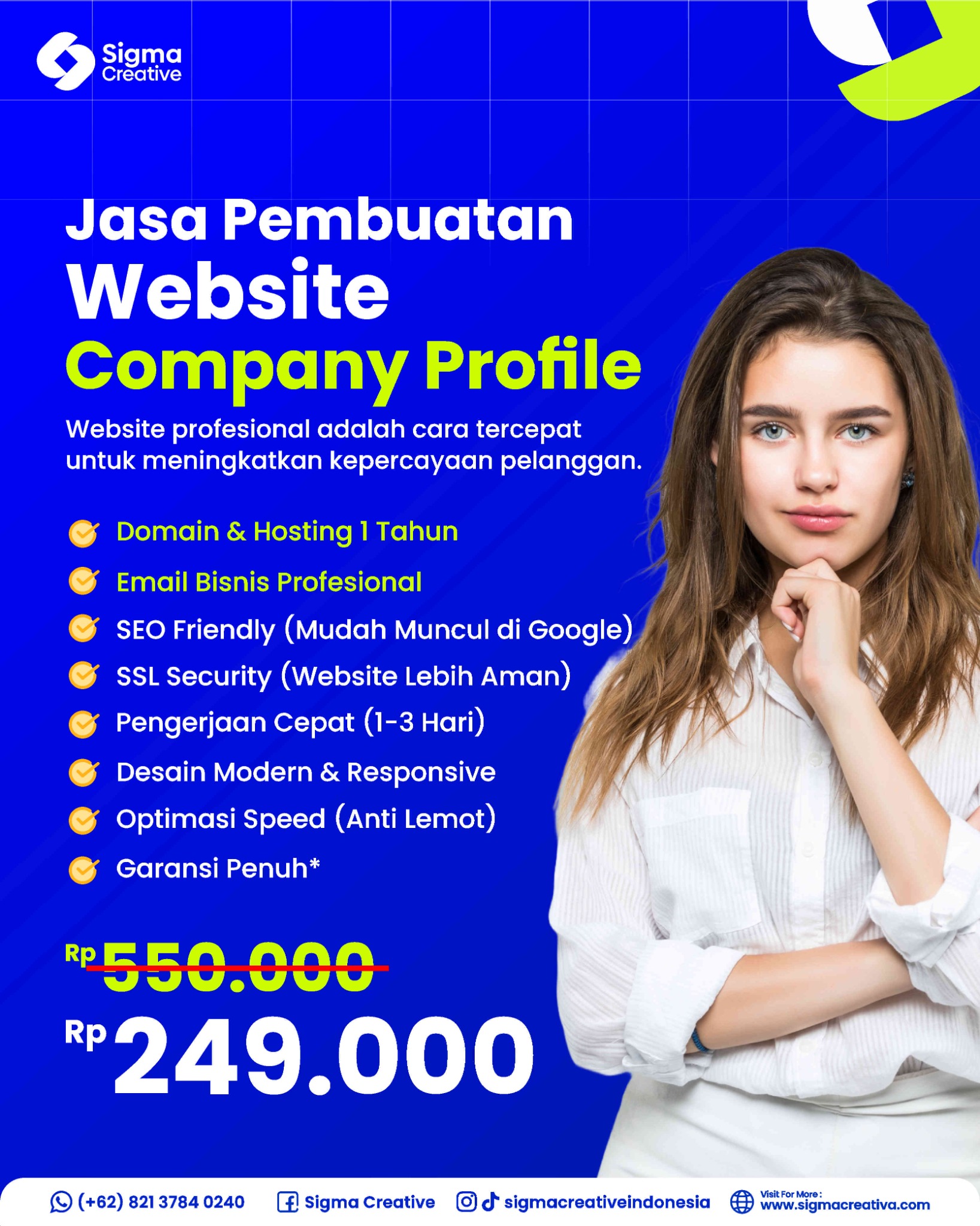 Sigma Creative Facebook ad