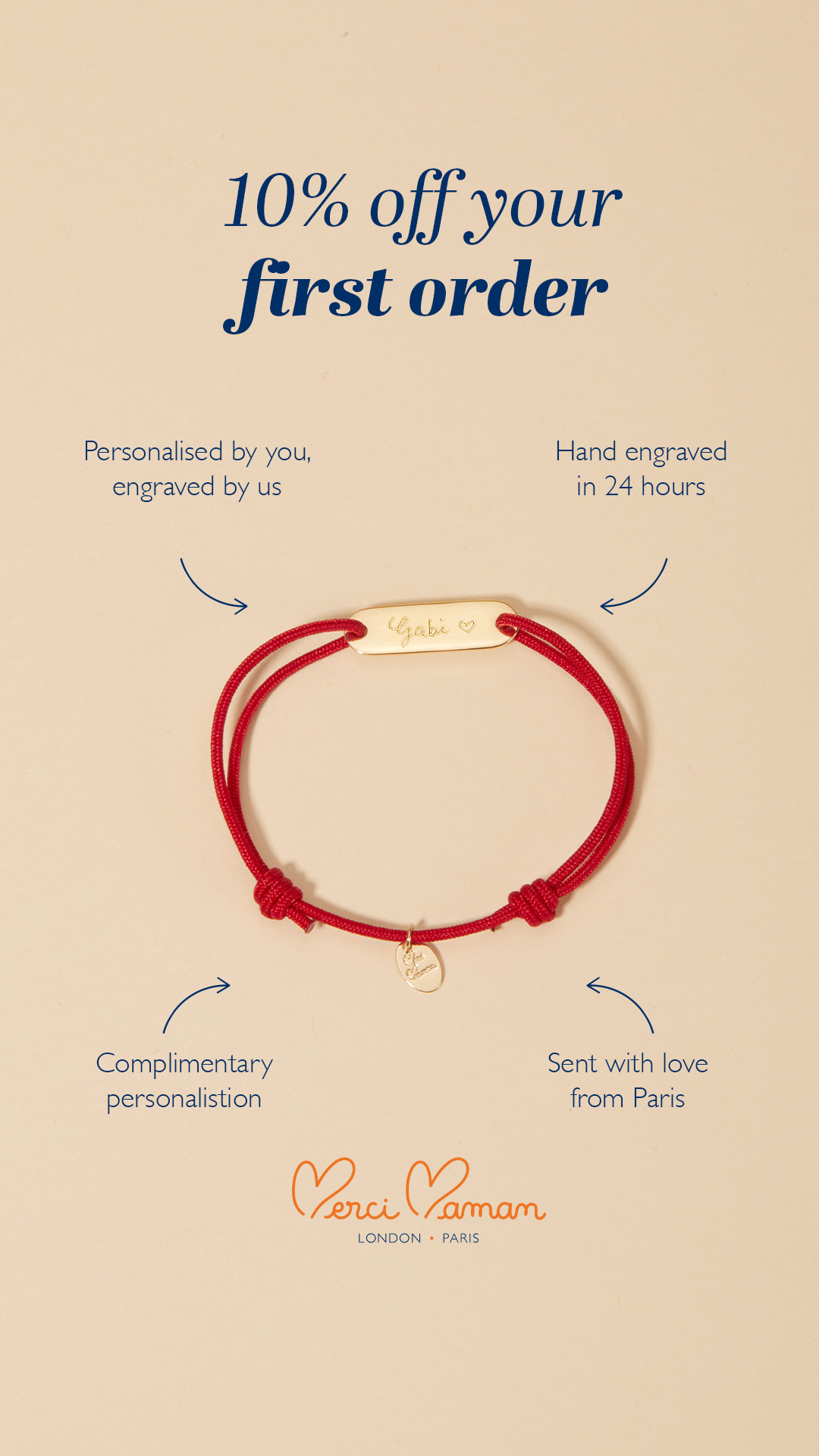 Merci Maman - Personalised Gifts Facebook ad from Mar 12, 2026