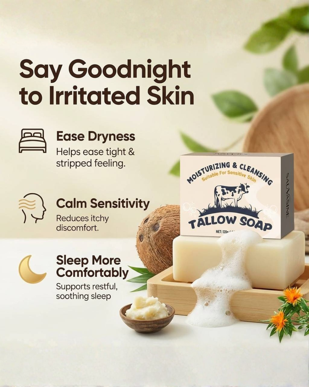 Vivir Bien Facebook ad: Finally, A Soap Your Skin Can Tolerate