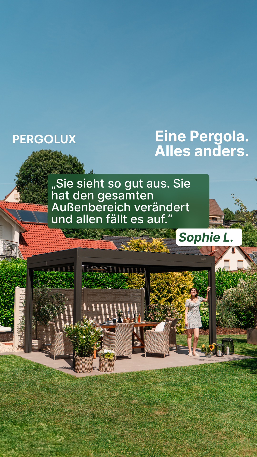 Pergolux Facebook ad