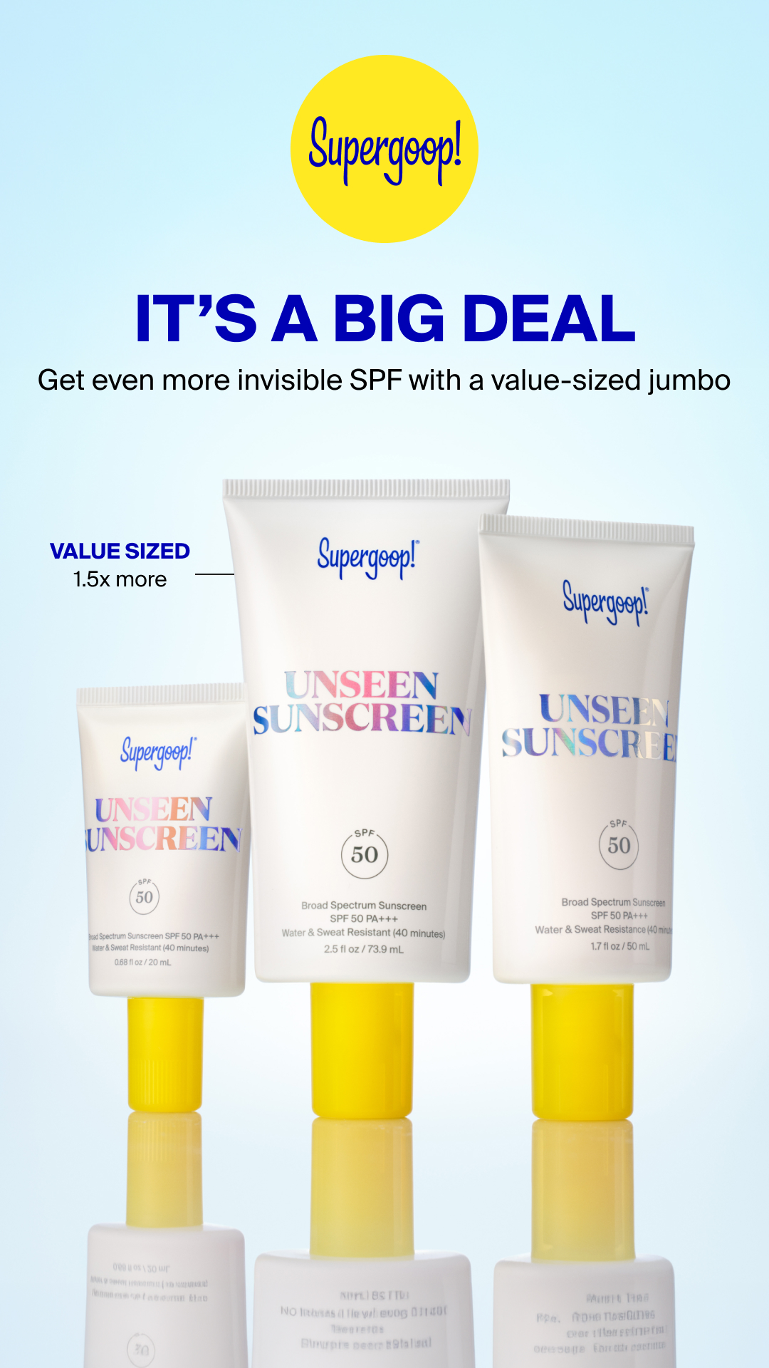 Supergoop Facebook ad