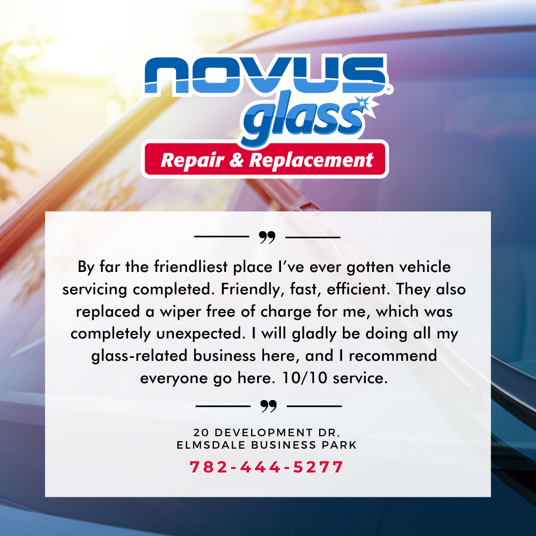 NOVUS Glass Elmsdale Facebook ad from Nov 22, 2024