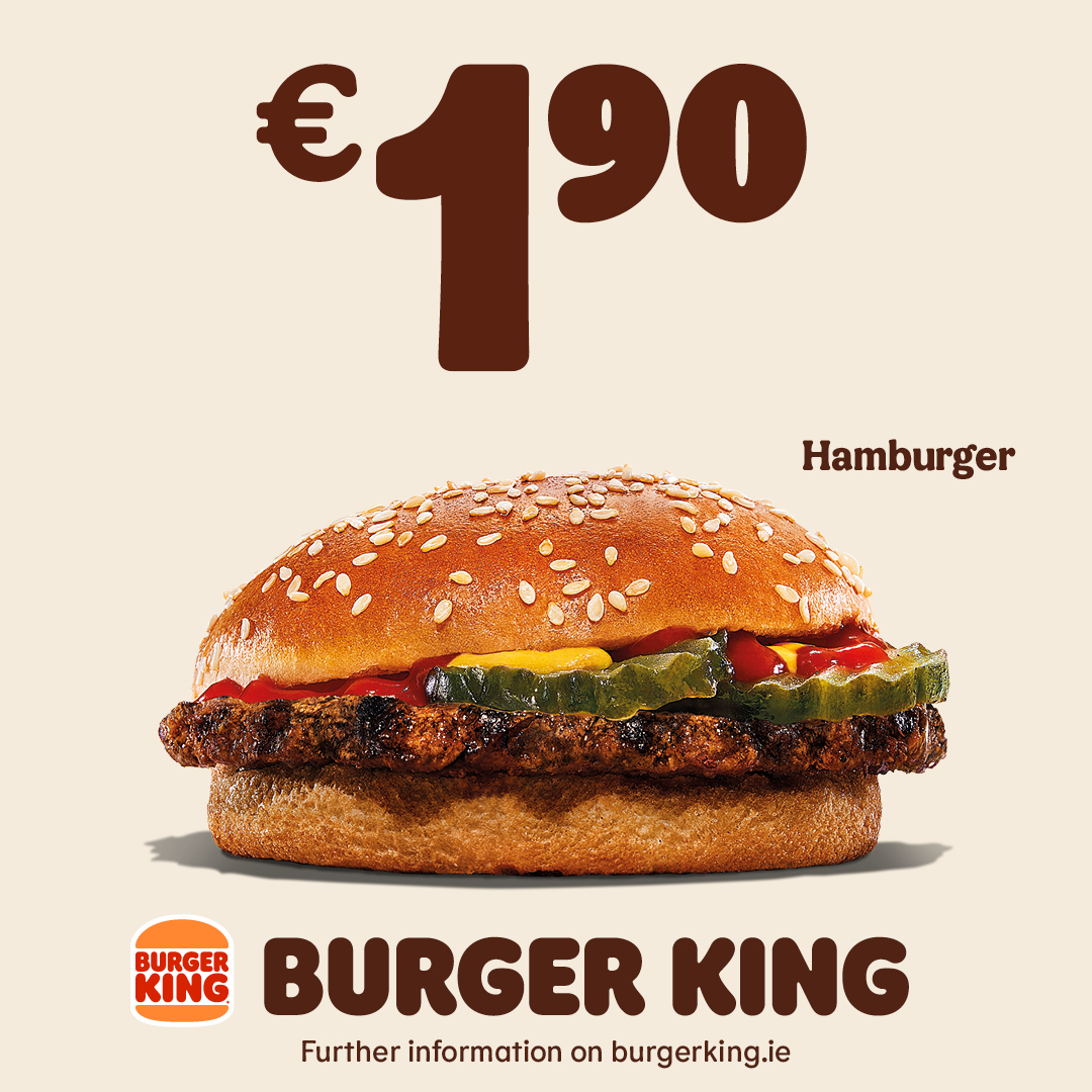 Burger King Ireland Facebook ad from Apr 21, 2026