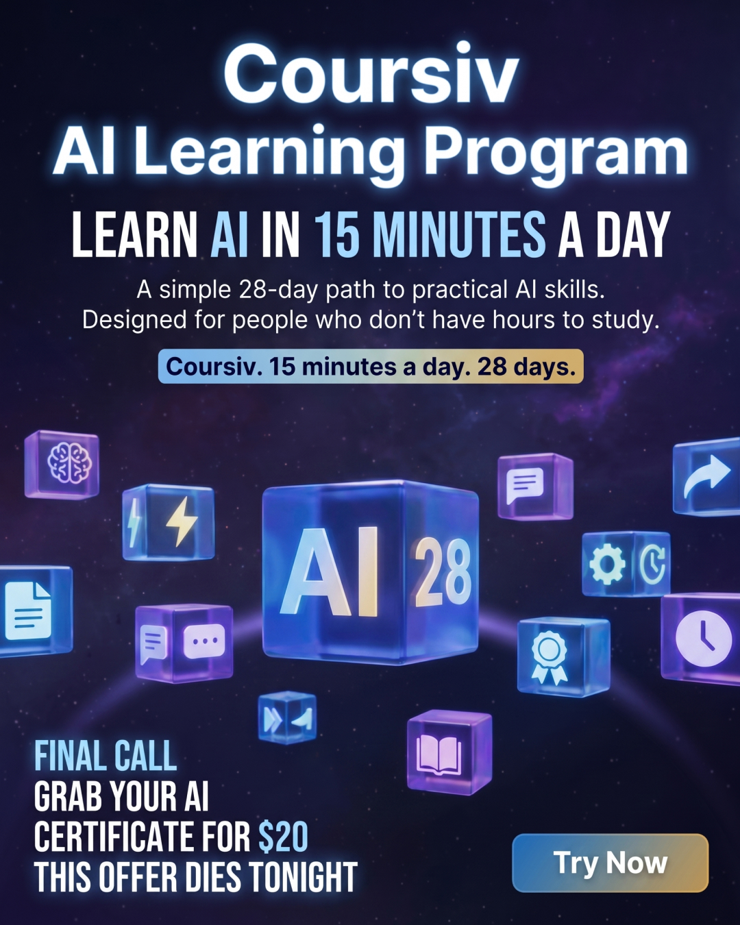 AI Made Simple Facebook ad
