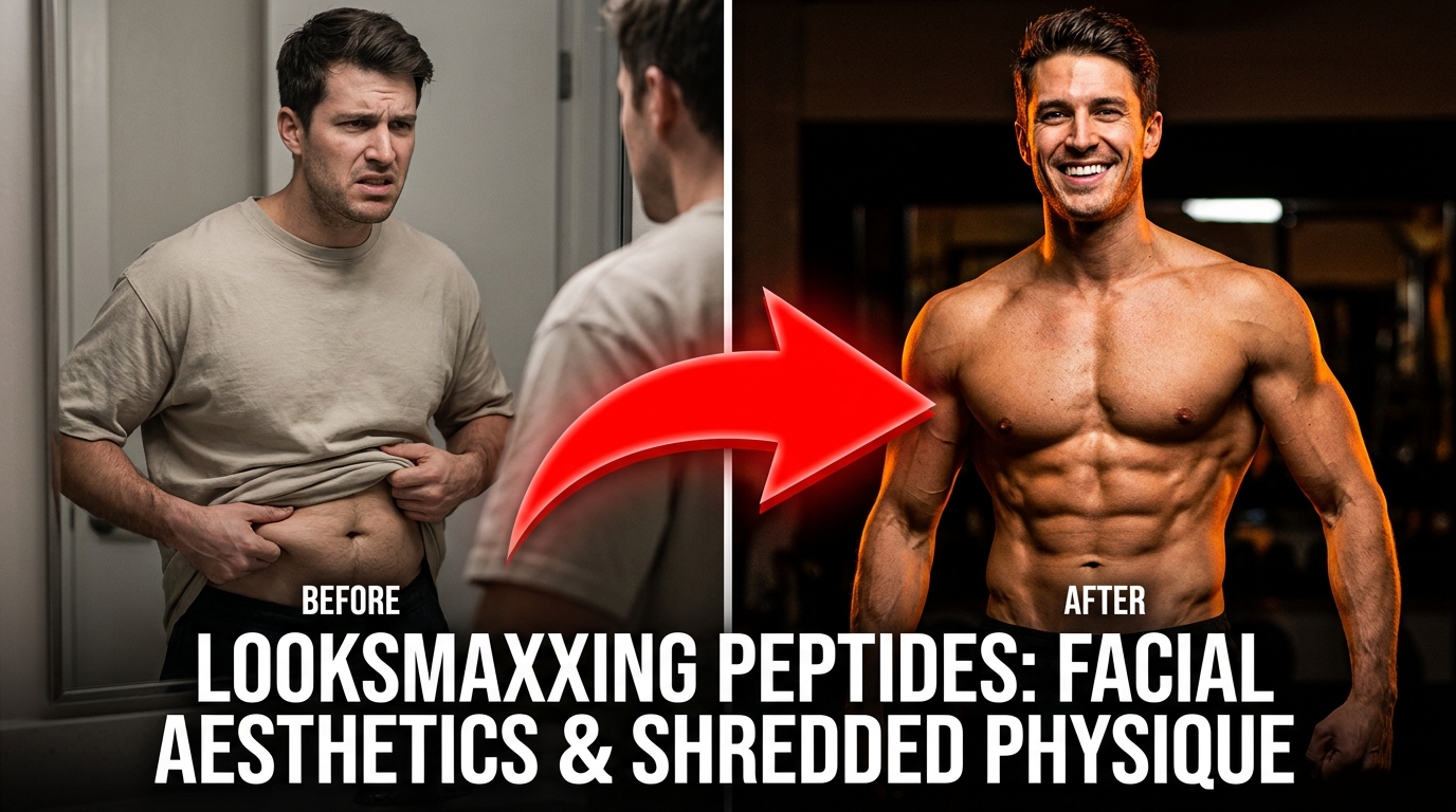 Human ID app Facebook ad: Most guys think looksmaxxing is just skincare and…
