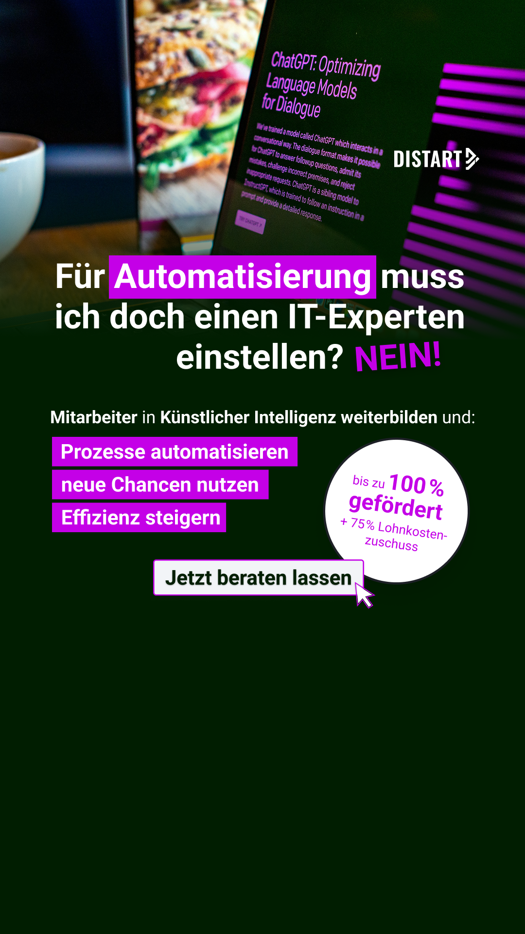 Distart Facebook ad