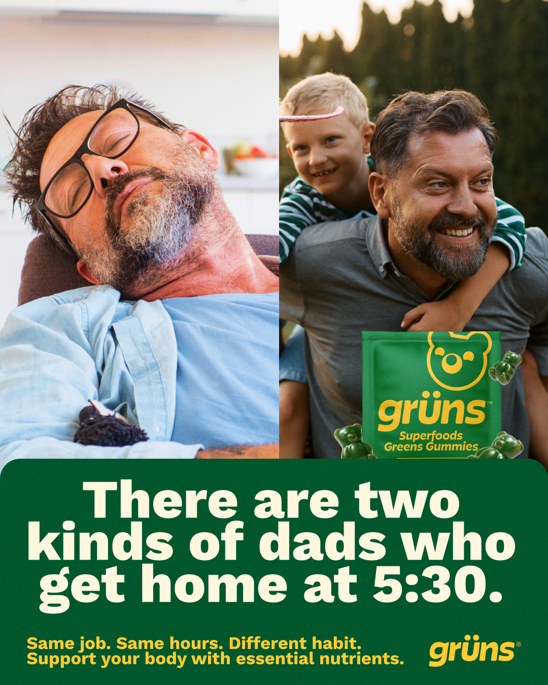 Grüns Facebook ad