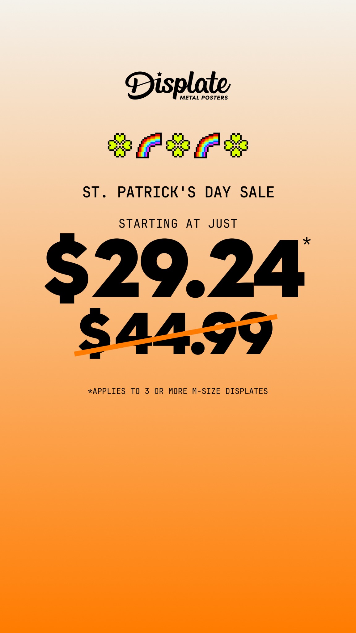 Displate Facebook ad