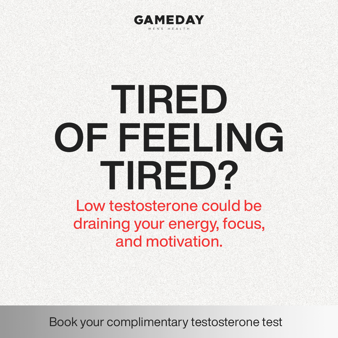 Gameday Men's Health Facebook ad: Get Your Groove Back!