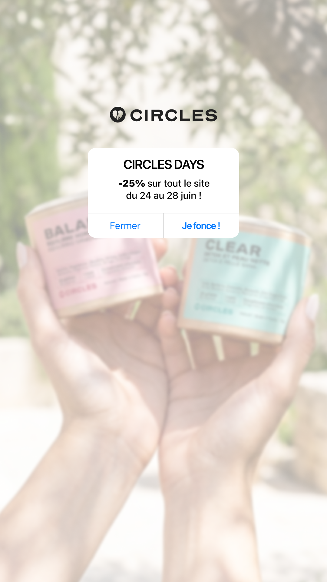 Circles Facebook ad