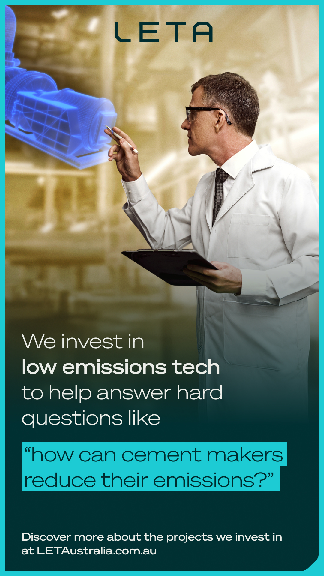 Low Emission Technology Australia Facebook ad