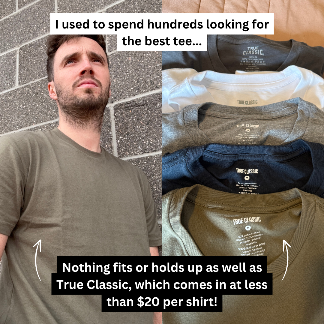 True Classic Facebook ad