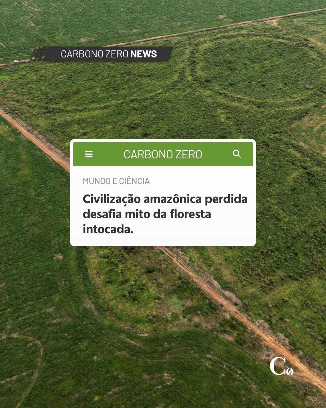 Carbono 0 Facebook ad: Por décadas, a Amazônia foi vista como uma…