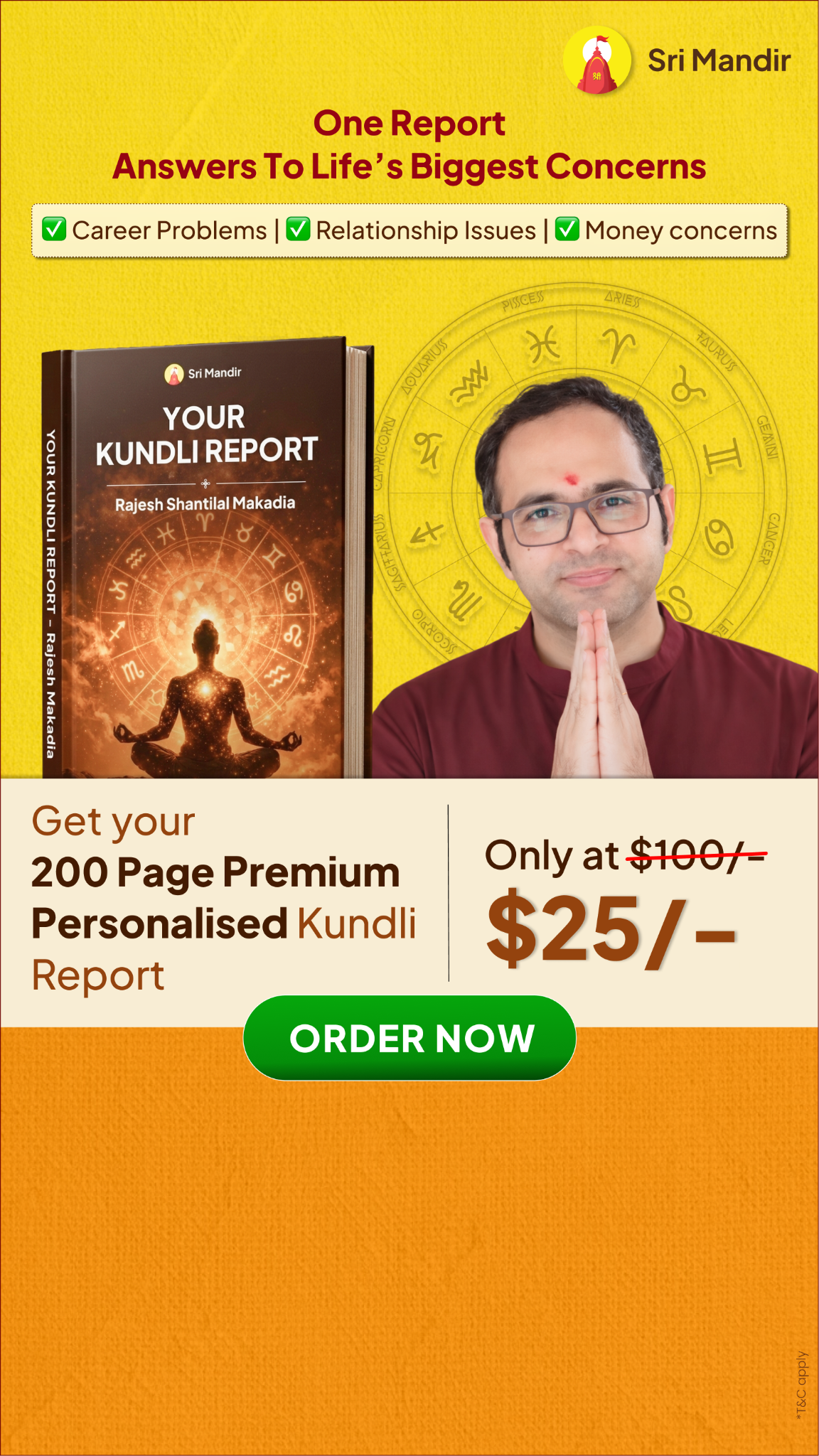 Kundli Guide by Sri Mandir Facebook ad