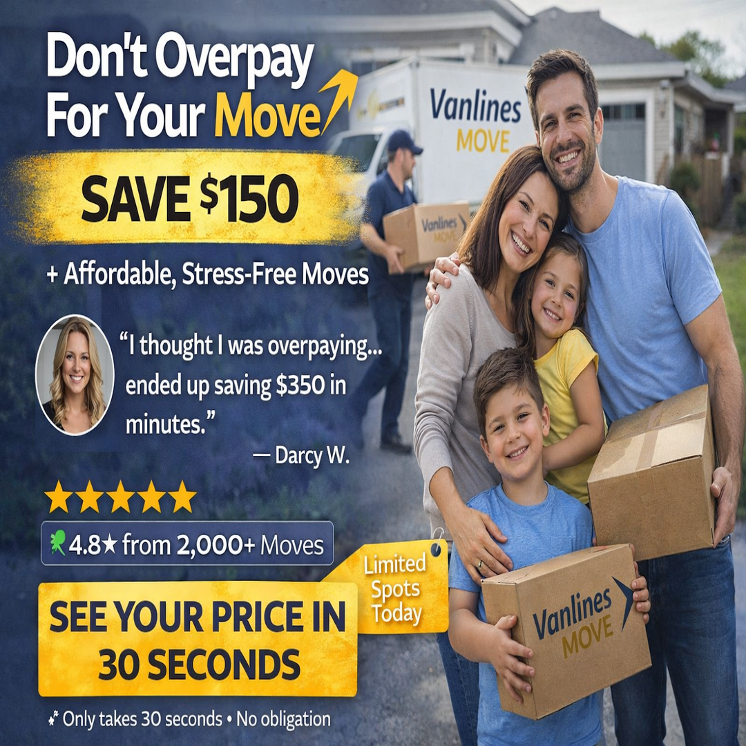 Vanlinesmove Facebook ad from May 18, 2026