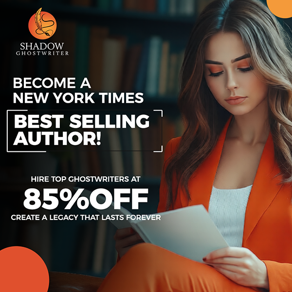 Shadow Ghost Writers Facebook ad from May 13, 2026