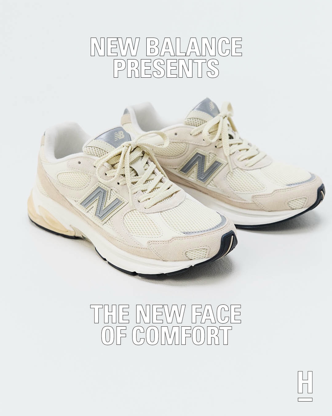 Highsnobiety Facebook ad: New but familiar with @newbalancelifestyle.