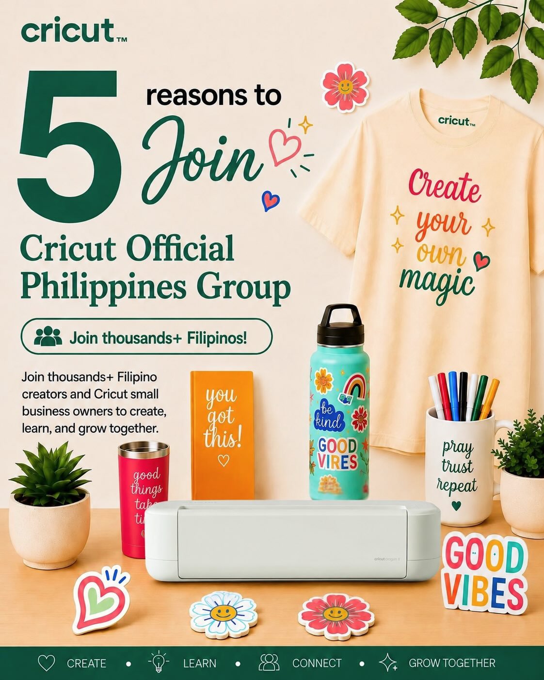 Cricut Philippines Facebook ad: Your Cricut journey starts here!