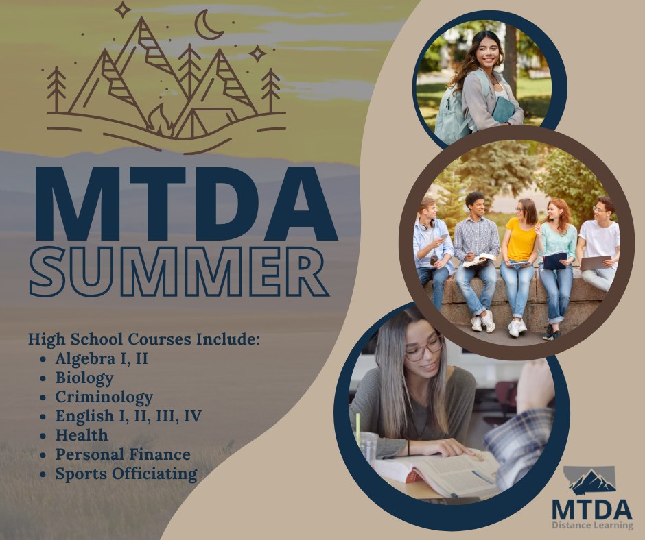 Montana Digital Academy Facebook ad: Make the Most of Your Summer in Big…