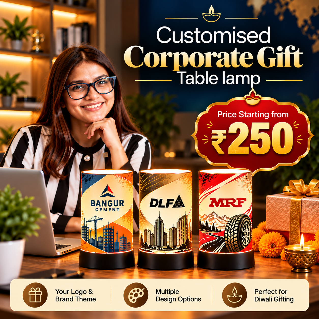 LayerStory Facebook ad: Premium Corporate Gifts for Diwali