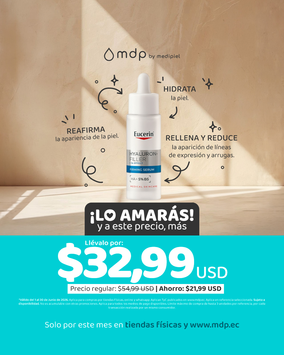MDP by Medipiel Ecuador Facebook ad: Tu piel lo amará por $32,99 USD
