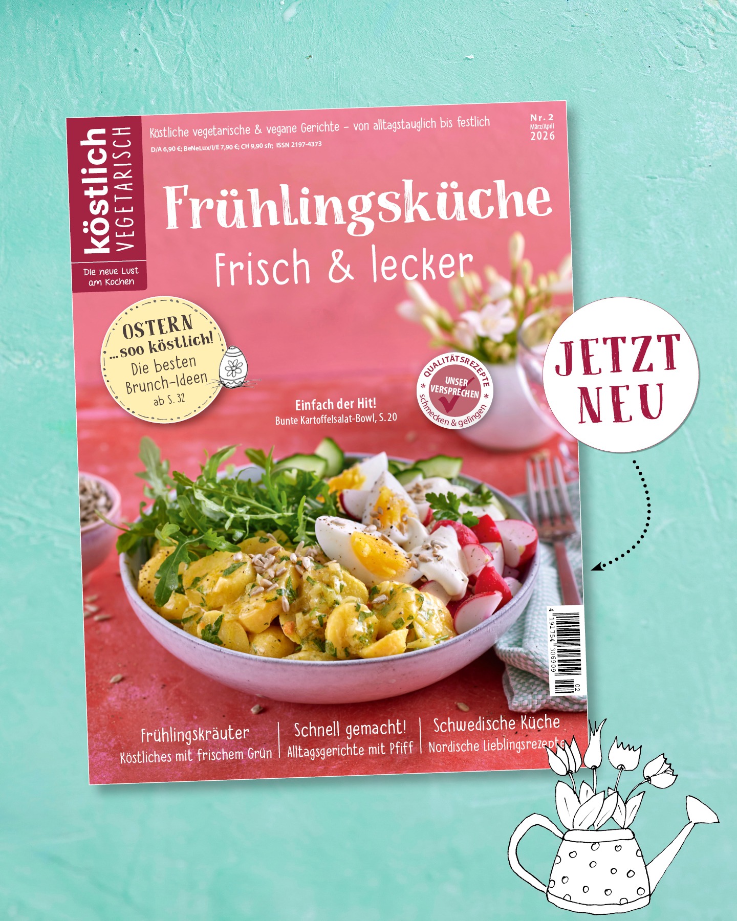Magazin "köstlich vegetarisch" Facebook ad