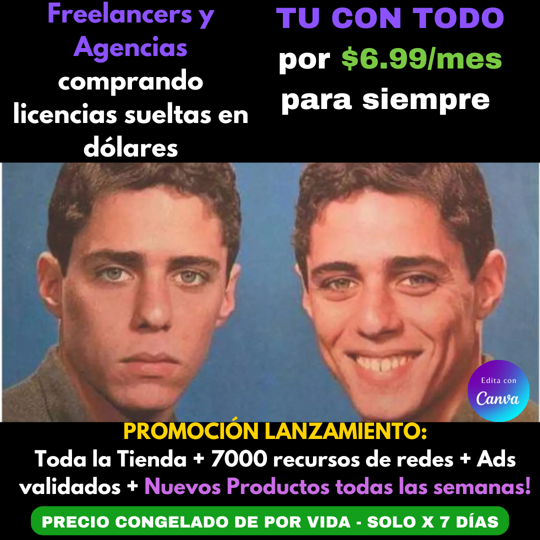 Top-Funnel Marketing Facebook ad: PRECIO CONGELADO DE POR VIDA