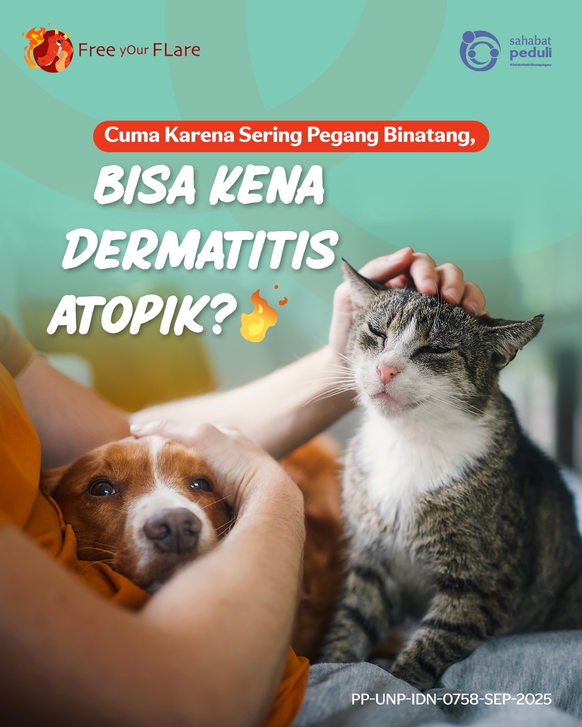 Pfizer Indonesia Facebook ad: Sahabat yang punya hewan peliharaan harus waspada!