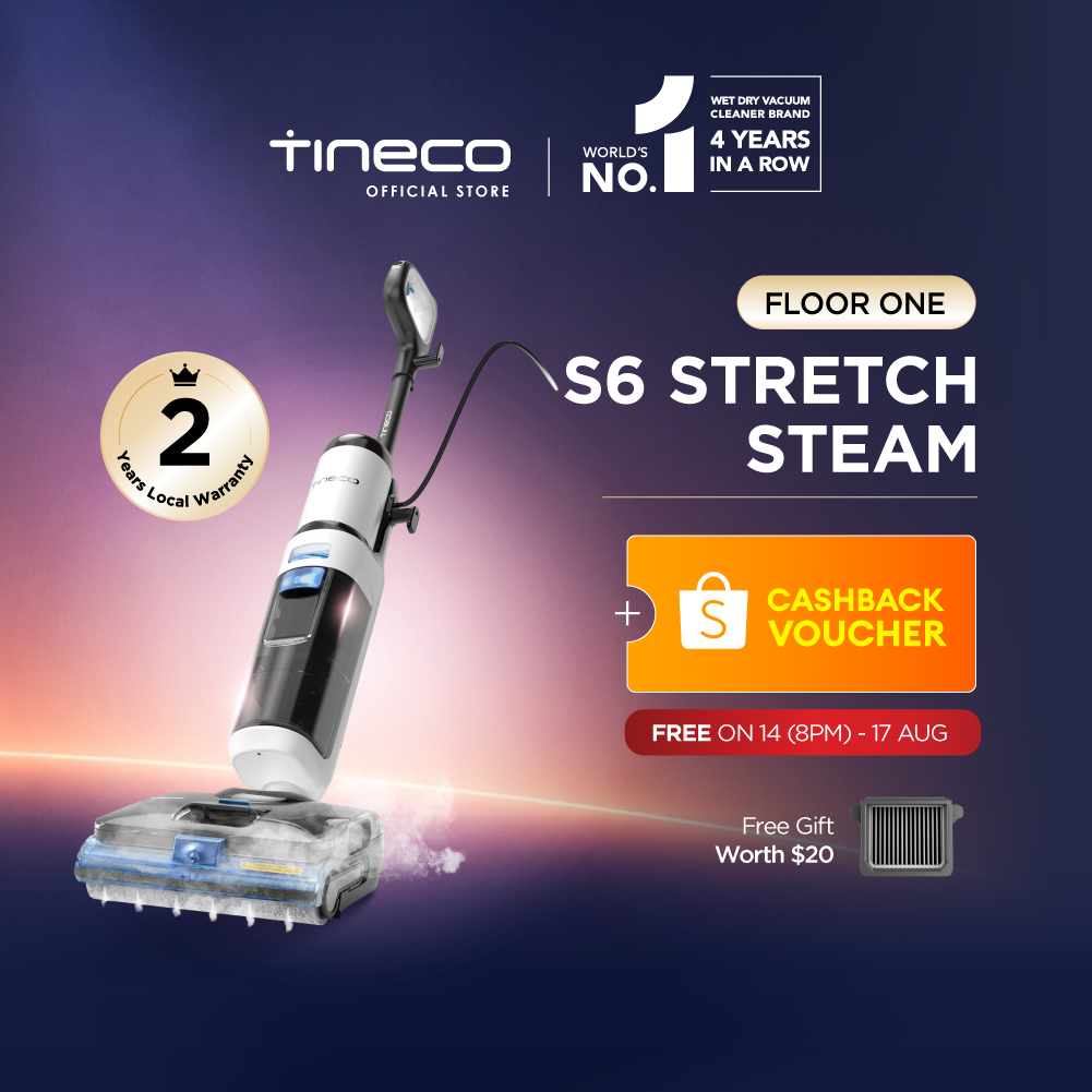 Tineco Singapore Facebook ad: Tineco FLOOR ONE S6 Stretch Max is the…