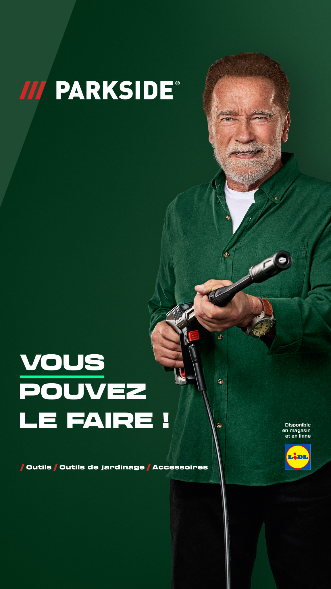 Parkside DIY Belgique Facebook ad from Feb 26, 2026