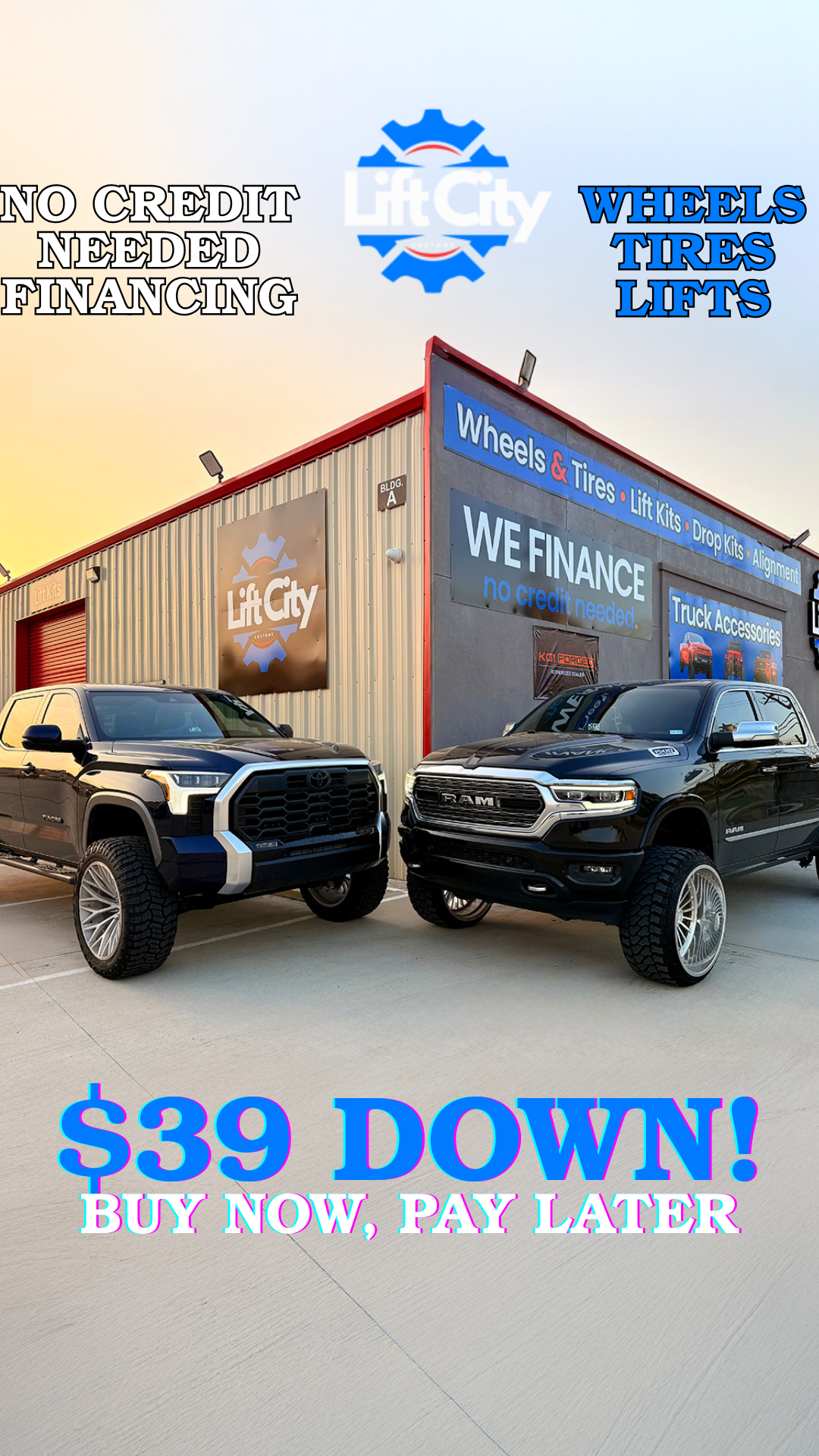 Lift City Customs Magnolia Facebook ad from May 29, 2026