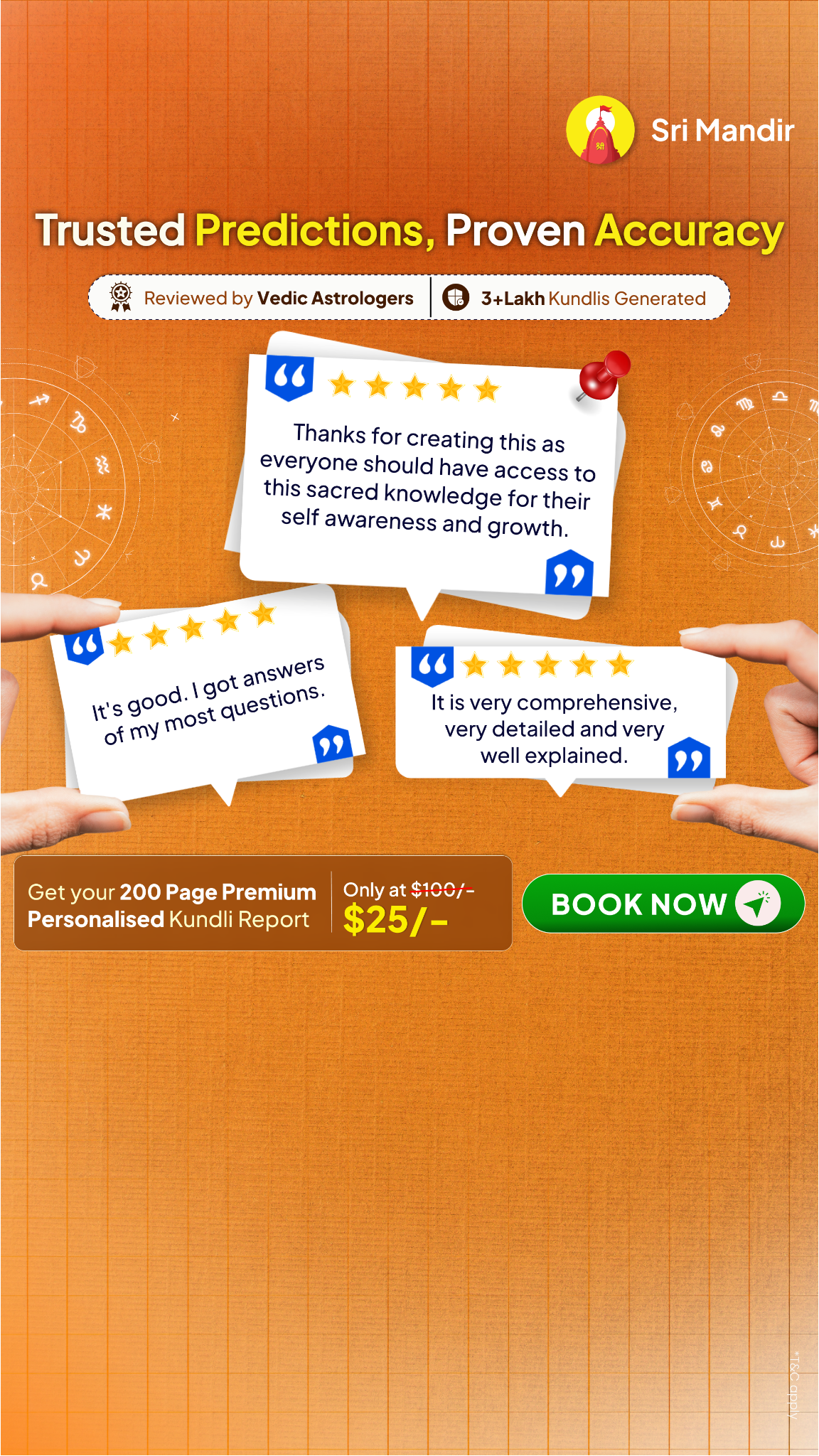 Kundli Guide by Sri Mandir Facebook ad