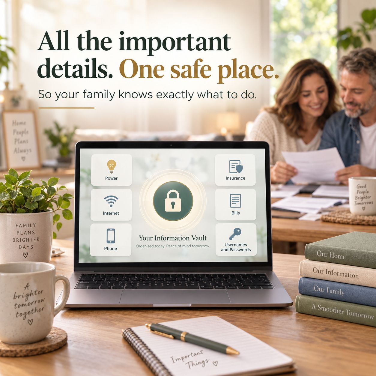 The Farewell Files Facebook ad: The Farewell Files, Leave them answers, not questions.