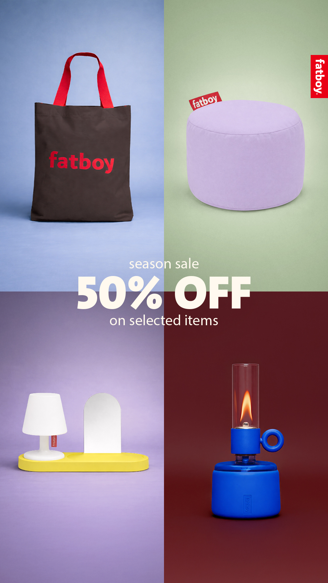 Fatboy the Original Facebook ad
