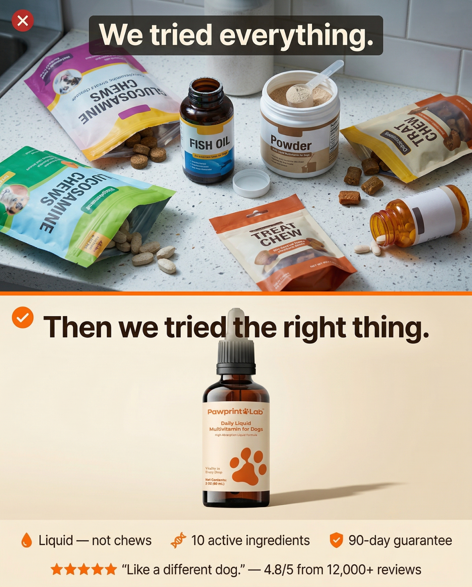 Vet-Approved Pet Products Facebook ad